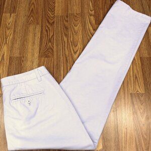 34x34 BONOBOS STRAIGHT FIT PANTS 100% COTTON LIGHT GRAY-PURPLE Sz 34W x 34L